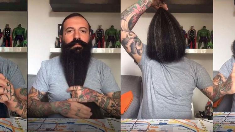 Il recordman della barba più lunga ha lanciato un appello sui social: «Usare la mascherina è un dovere»