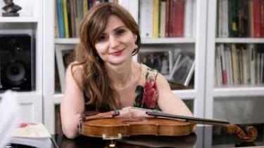 La violinista Anca Vasile Caraman FOTO NADYA PYASTOLOVA