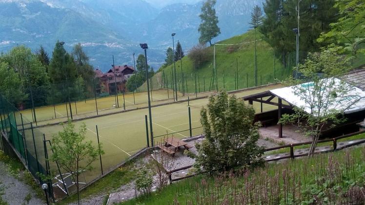 I campi da tennis in località «Ai Prati» di Montecampione
