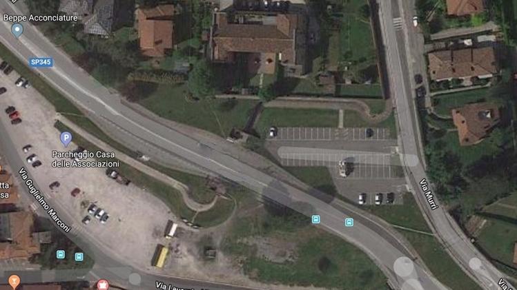 La veduta satellitare  del sito di Villa Carcina al centro della protesta