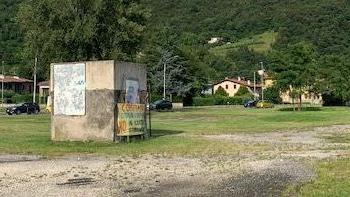 Uno scorcio dell’area centrale di Villa Carcina destinata a ospitare il supermercato