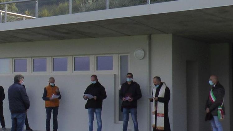 Il primo cittadino Fiorello TurlaLe nuove strutture del centro sportivo inaugurate a Montisola
