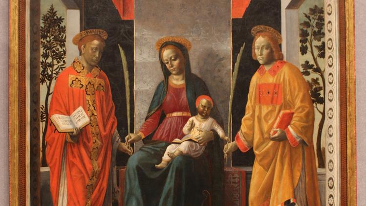 Madonna con il Bambino tra i santi Faustino e Giovita