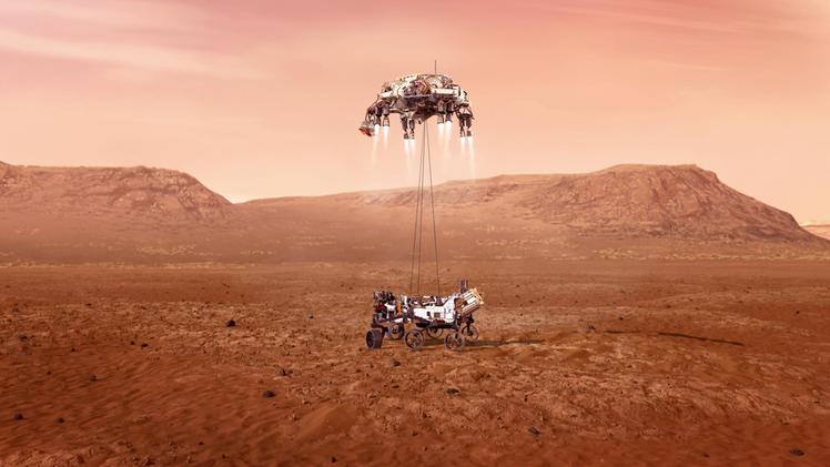 C'è anche una mente bresciana a guidare il rover della Nasa (ANSA/NASA/JPL)