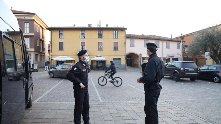 I carabinieri durante i controlli sul territorio