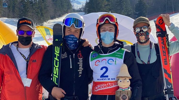 Michele Moretti  e Jacopo Claudani si sono confermati ancora una volta tra i prospetti d’oro dello sci di casa