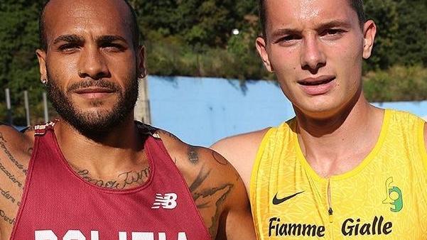 Marcell Jacobs e Filippo Tortu, oggi di fronte nei 100 metri a Rieti
