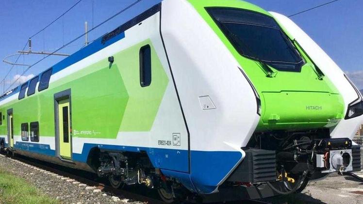 Un «Caravaggio», treno che Trenord da domenica metterà in servizio sulla linea Milano-Brescia-Verona