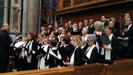 Un’immagine di repertorio del Coro Calliope che domenica torna ad esibirsi