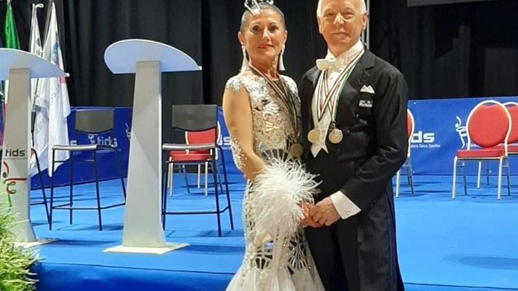 Amos Confortini e Antonella Tosini  campioni di danza sportiva