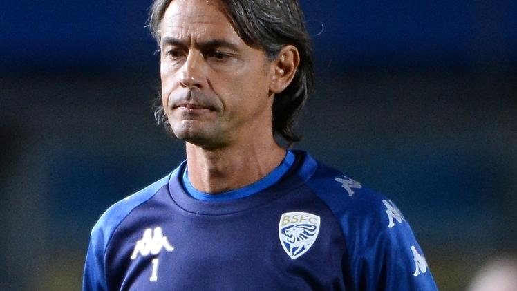 Filippo Inzaghi:  allenatore del Brescia, 2 vittorie in 2 partite  AGENZIA FOTOLIVE
