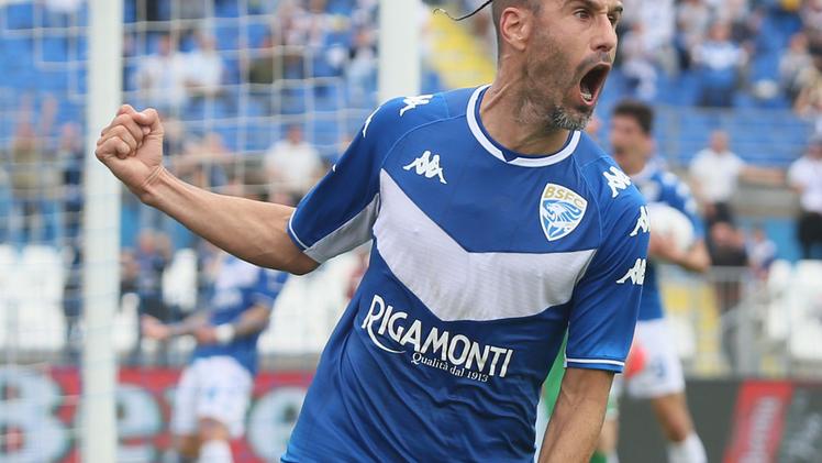 Rodrigo Palacio, 39 anni, attaccante del Brescia: è uno dei fiori all’occhiello della squadra di Pippo Inzaghi FOTOLIVE
