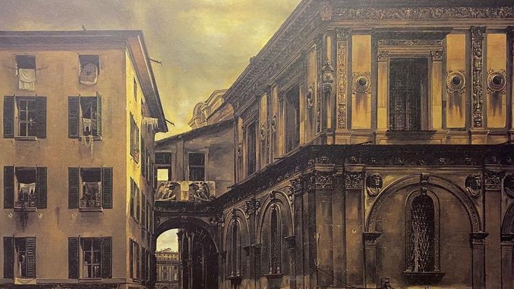 Giovanni Renica, «Veduta del porto di Desenzano sul lago di Garda» Luigi Pernici (1809-1840), «Veduta del lato occidentale della Loggia» 