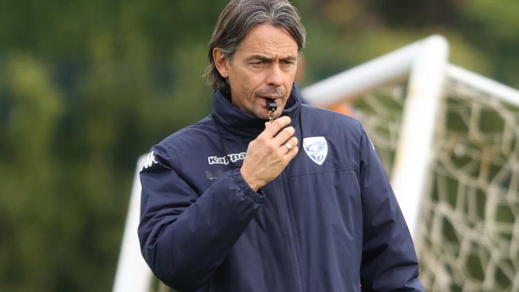 Filippo Inzaghi, 48 anni: è alla prima stagione sulla panchina del Brescia. Ha già vinto la B con il Benevento