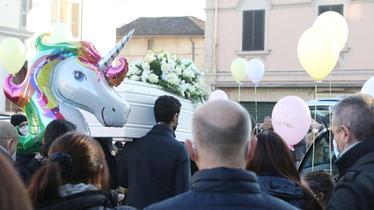Brescia, Funerali Noemi Funerali Noemi Galesi, Brescia 15 gennaio 2022. Fotolive Riccardo Bortolotti