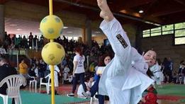 Il maestro Ermanno BertelliIl kata con il palloncino proposto al Trofeo Bresciano Giovanile