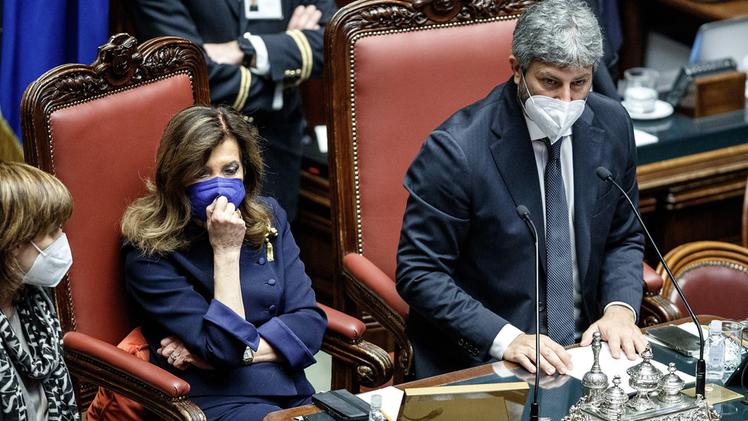 La presidente del Senato, Elisabetta Casellati (Foto EPA/ROBERTO MONALDO)