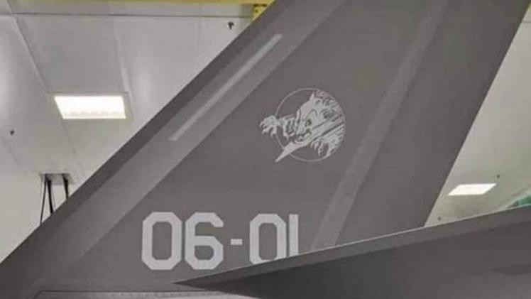Lo stemma dei «Diavoli rossi» sulla coda dell’ultimo F-35 prodotto in Italia