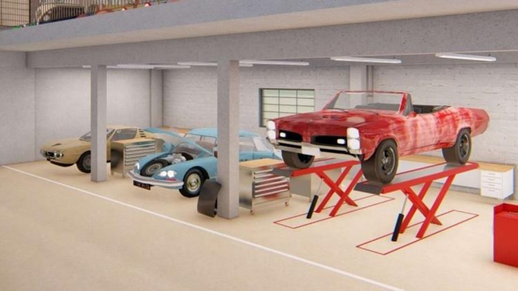 Il futuro aspetto della Scuola per restauratori di auto d’epoca che nascerà nel borgo di Meano
