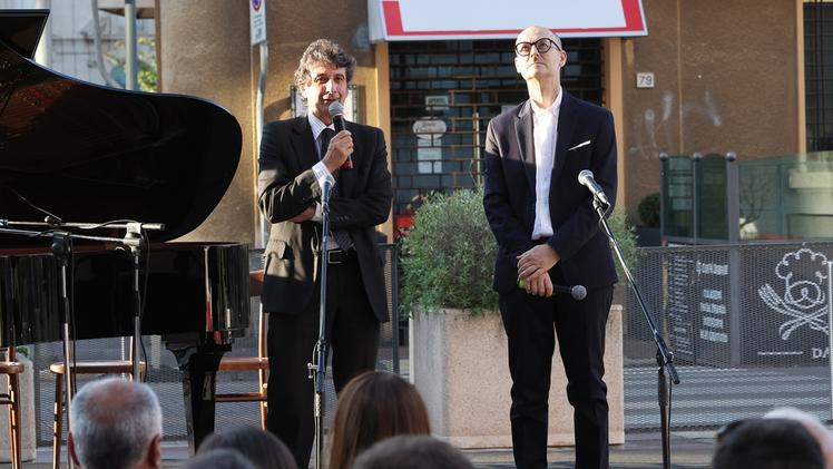 Claudio Castelli e Umberto Angelini  in apertura d’AnteprimaMarily Santoro, Camilla Antonini e Alessia Pintossi: le voci