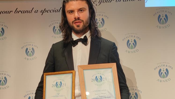 Il maestro di Sauna Nicola Gozio è tra  i più affermati professionisti del continenteLa premiazione a Vienna del professionista di Concesio