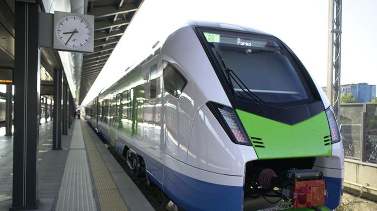 Uno dei treni della Brescia - Parma