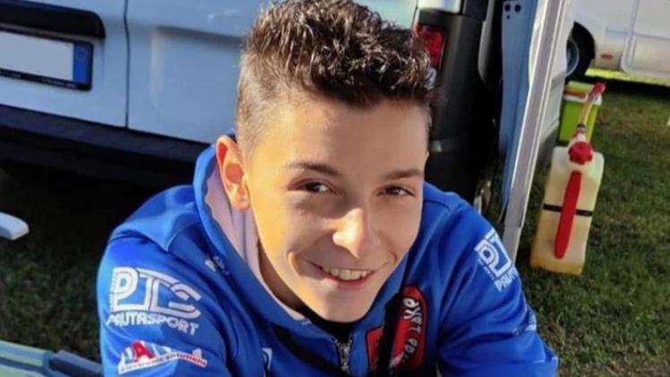 Andrea Roberti, 16 anni, è morto domenica sulla pista da motocross a Rezzato