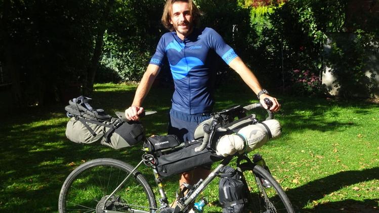 Ettore Campana è pronto a partire per una nuova avventura ciclistica