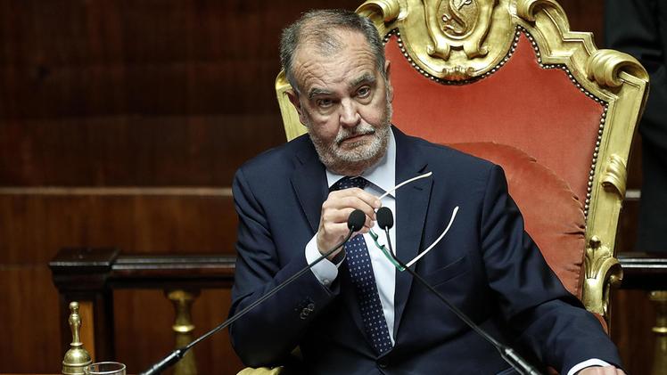 Roberto Calderoli, fresco di nomina a ministro per gli Affari regionali e le Autonomie