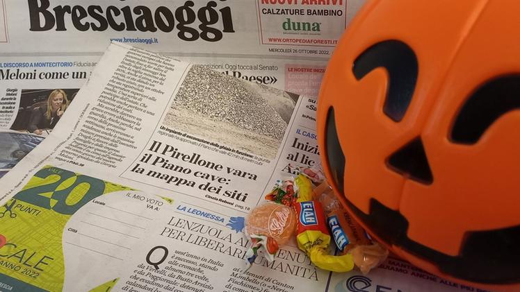 La zucca di Halloween annuncia il tagliando da venti punti: un «dolcetto» la notizia di oggi che invita i lettori a farsi trovare pronti giovedì prossimo per il coupon del valore di 20 punti
