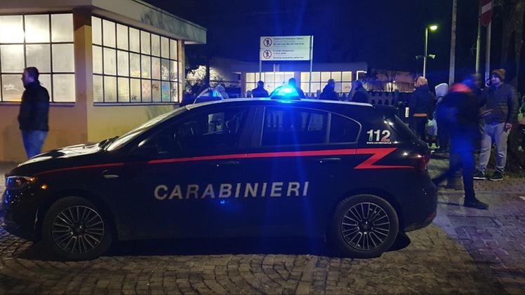 I carabinieri alla stazione di Chiari, accorsi sul luogo del terribile investimento