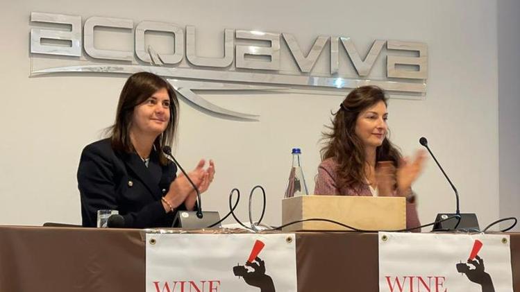 Giovanna Prandini con Laura Donadoni alla Wine Conference